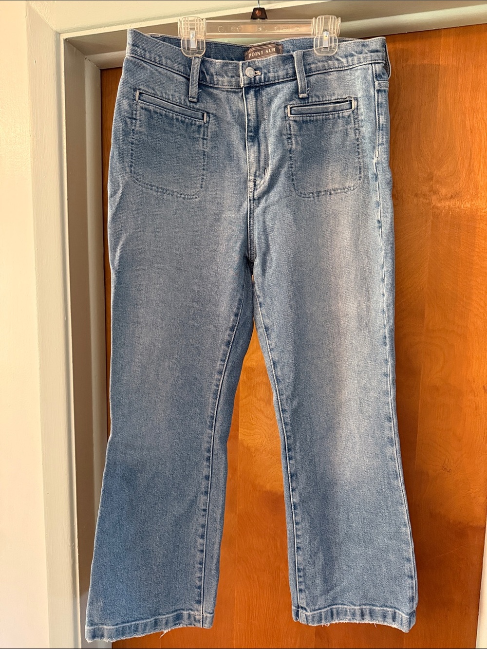J. Crew Point Sur Denim Light Blue Women's Straight-Leg Jeans size 30